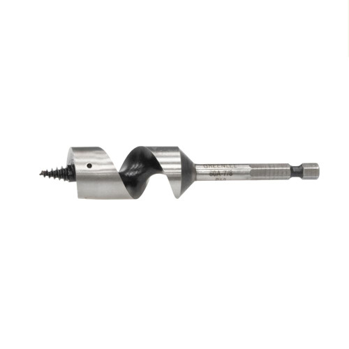 Greenlee 60A-7/8 Quick Change Wood Boring Stubby Auger Bit, 7/8" Hole Size