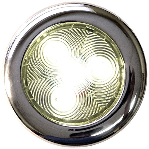 T-H Marine LED-51831-DP Stainless LED Puck Light - 4" White