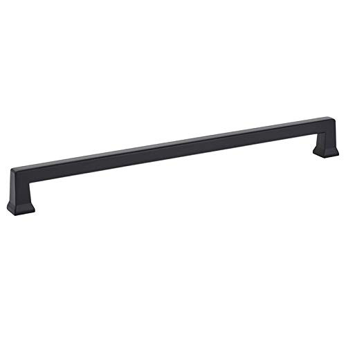 Emtek Alexander Pull Available in 7 Sizes and 6 Finishes - 86485US19 - (Center to Center 10") - Flat Black (US19)