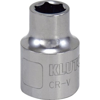 Klutch Socket - Metric, 10mm, 3/8in.-Drive, 6-Pt.