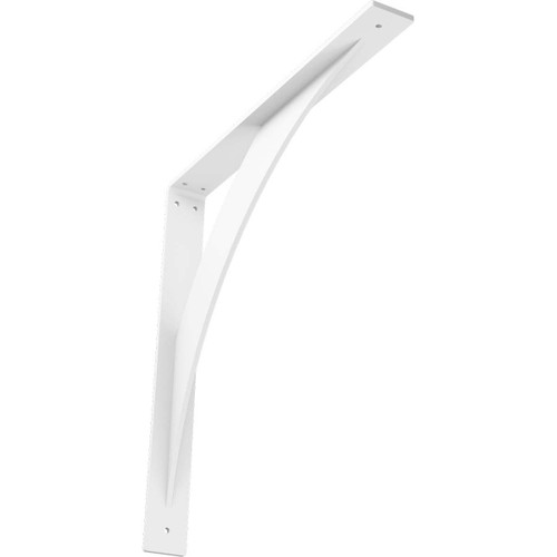 Ekena Millwork BKTMLE Steel Bracket Legacy, 2"W x 18"D x 18"H, White Primer