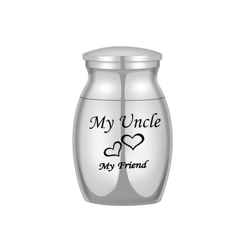 COCO Park Big-Sized Cremation Jewelry Urns for Human Ashes Holder Funeral Memorial Keepsake My Friend My Uncle