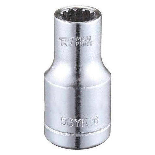 1/4 in Drive, 5mm Triple Square Metric Socket, 12 Points