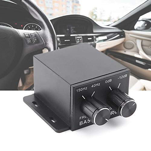 Davitu Cables, Adapters & Sockets - Car Audio Regulator Amplifier Bass Subwoofer Stereo Equalizer Controller 4 RCA Automobiles Adjust Line Level Volume Amplifier