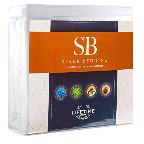 Spahr Bedding Bed Bug Mattress Cover - Zippered Encasement Mattress Protector- 100% Waterproof, Hypoallergenic, Breathable Protection - King Size