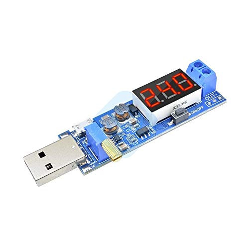 DC-DC 5V to 3.5V / 12V USB Step UP/Down Power Supply Module Adjustable Boost Buck Converter Out DC 1.2V-24V New
