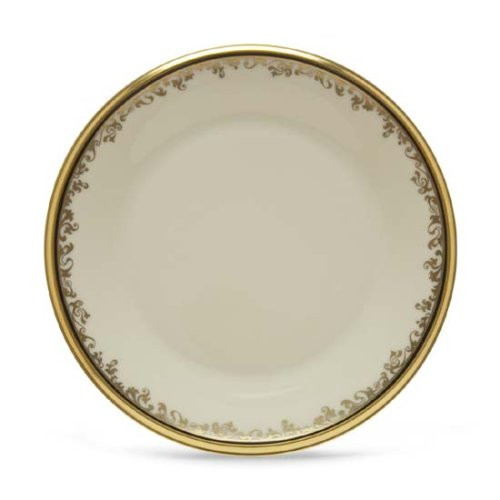 Lenox Eclipse Gold Banded Ivory China Butter Plate
