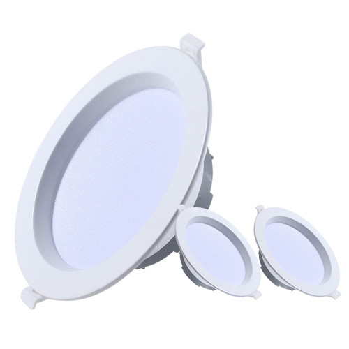 FAZRPIP LED Recessed Ceiling Lights,5W, 9W, 12W, 18W Round Downlights Ceiling Mounting Lamps 3pcs Embedded Panel Light Low Profile Surface Mount Downlight