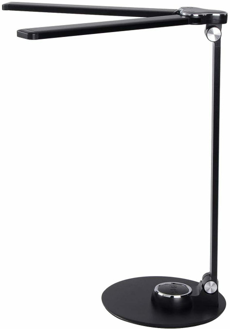 LED Desk Lamp Dimmable Table Lamp, LED Desk Lighting with USB Charging Port, 10W Foldable Rotatable Desk Lights, Touch Control Adjustable Office Lamp with Adapter for Reading