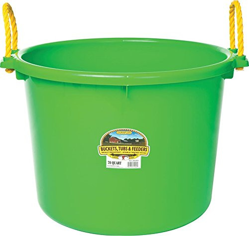 LITTLE GIANT PSB70LIMEGREEN PSB70 Limegreen Utility Bucket, 70 quart Lime Green