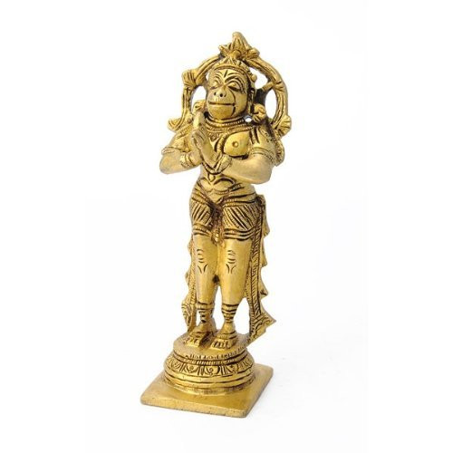 Lord Hanuman Fine Brass Statue, Hindu God Figurine Lord Hanuman Fine Brass Statue, Hindu God Figurine