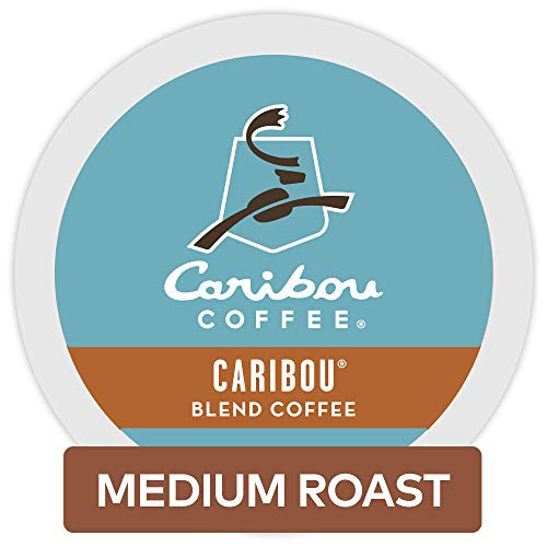 Caribou Coffee Single Serve Coffee K-Cup Pod Medium Roast Coffee, Caribou Blend, 96 Count