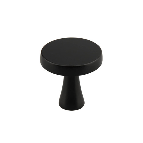 TUNNY 10 Pack Classic Cabinet Knob -1inch/26mm Diameter Matte Champagne Brushed Cabinet Knob Kitchen Black Square Cabinet Knobs Modern Drawer Knobs Black Knobs for Cabinet Kitchen Cabinet Hardware