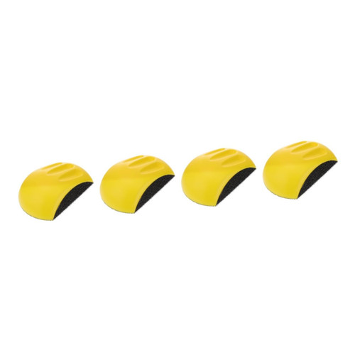 ULTECHNOVO 4pcs Polishing Disc Automotive Sandpaper Disc Sander Electric Hand Sander Car Polishing Pads Replacement Sandpaper Disk Hook and Sanding Block Mouse Hook Backing Plate Sand Pad Pu
