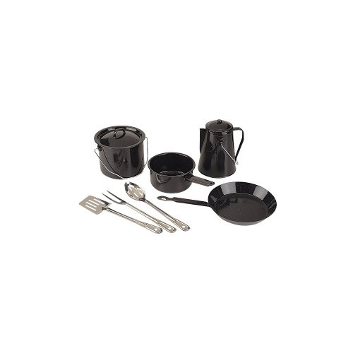 Coleman 8-Piece Enamel Cooking Set