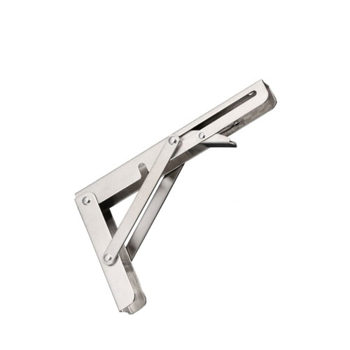 Uonlytech Stainless Steel Shelves Stainless Steel Shelf Wall Mounted Folding Shelf Triangle Loaded Bracket Stainless Steel Shelf Bracket Triangle Table Shelves Wall-Mounted Hinge Table Frame