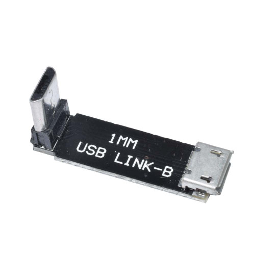 L-Type Micro USB Flight Control Programmer Male to Female Extension Adapter Board USB-B for FPV Indoor RC Racing Drone