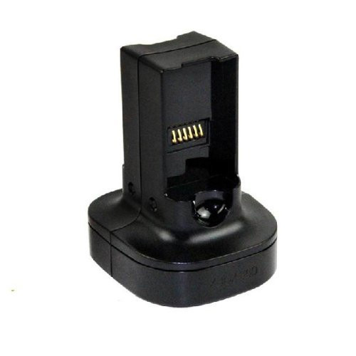 OSTENT Universal Quick Battery Pack Charger Dock for Microsoft Xbox 360 Controller Color Black