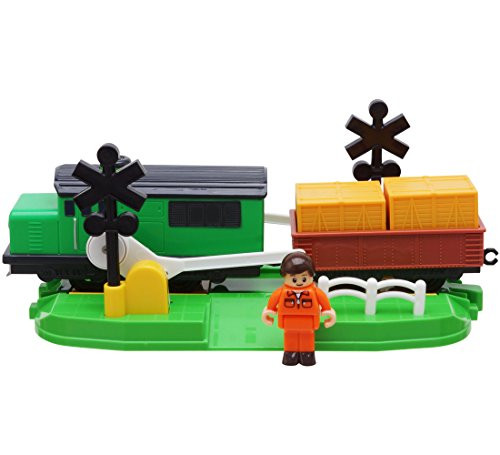 Tayo the Little Bus 120 Titipo Diesel Motorized Toy Train, Crossing Bridge Playset