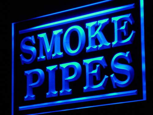 ADVPRO j076-b Smoke Pipes Shop Display Adv LED Light Sign