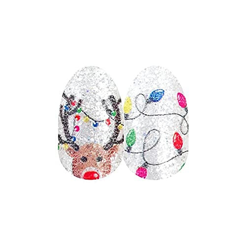 Color Street 'What Fun It Is' Nail Polish Strips [Retired] Christmas Reindeer (FDG296)