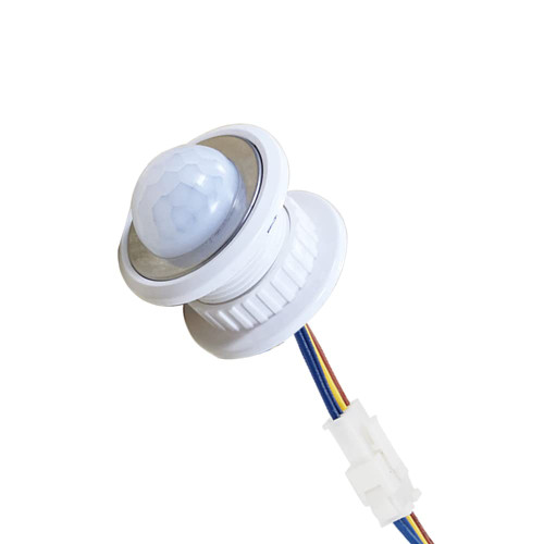 QDenglamp.Motion Sensor Light Switch PIR Sensor Smart Detection Time Delay Adjustable Infrared Induction Detector for Strip LED Ceiling Lamp (110V-265V)