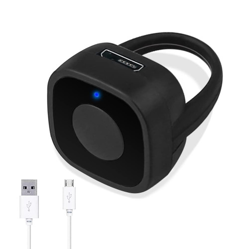Bluetooths Control for Tiktok, Scrolling Ring Page Turner Remote Clicker Camera Shutter Selfie Video Button for iPhone iPad Cell Phone iOS Android - Black