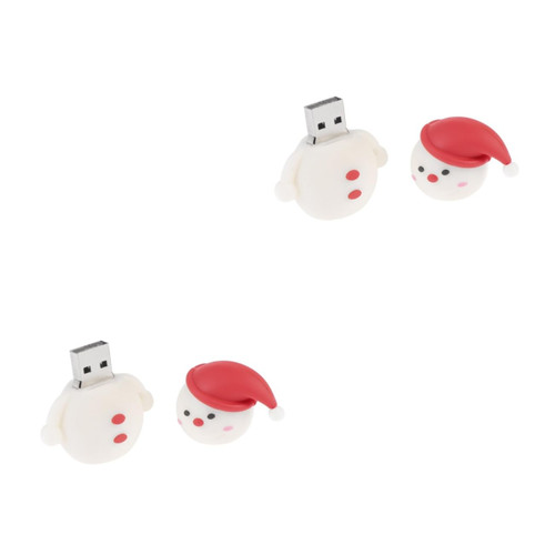 Christmas USB Flash Drive 2pcs Cartoon Memory Stick Flash Drive Data Storage Device Driver Christmas Equipment 8gb Christmas USB Flash Drive 8gb Flash Drive 8gb Flash Drive