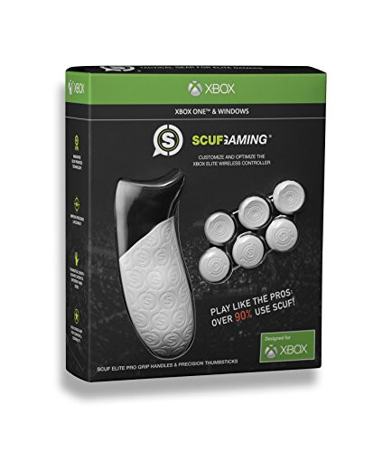 Scuf Gaming Elite Precision Thumbsticks and Pro Grip Handles - White - Only Compatibile With Xbox One Elite Wireless Controller [xbox_one]