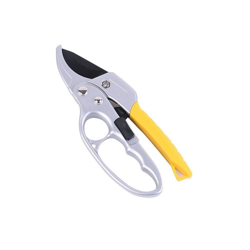 Garden Pruning Shears Cutter High Carbon Steel Gardening Plant Scissor Branch Pruner Trimmer Tools (Color : Yellow)