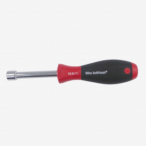 Wiha 34314 Nut Driver Hollow Shaft with SoftFinish Handle, Metric, 13.0mm