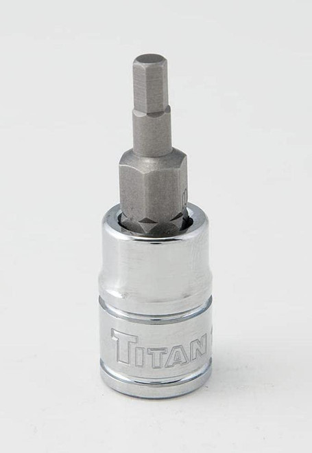 Titan 15653 1/4-Inch Drive x 1/8-Inch Hex Bit Socket