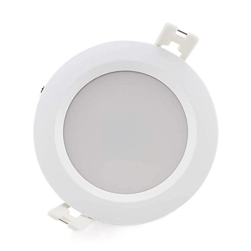 PEHUB Professional 9W Recessed Ceiling Lights IP65 Bathroom Spotlights for Ceiling 90mm Cut-Out Warm White Downlights with Converters AC110V-240V 2700K RA80 300LM Replace 60W High Brightness (Color :