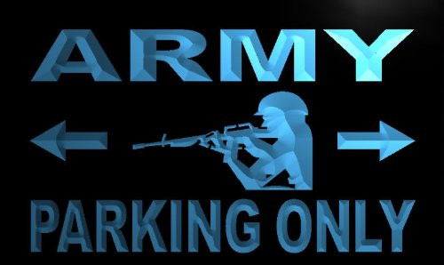 Army Parking Only LED Sign Neon Light Sign Display m148-b(c)
