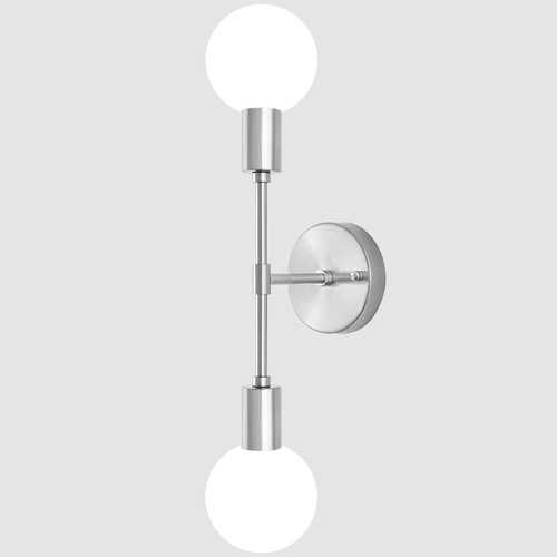 MRHYSWD 2 Light Bathroom Light Fixtures Over Mirror Brushed Nickel Vanity Lighting Fixtures Mid Century Modern Wall Sconce Vintage Indoor Wall Lamp for Hallway, Bedroom (Bulbs Not Included) MRHYSWD 2 Light Bathroom Light Fixtures Over Mirror Brushed Nickel Vanity Lighting Fixtures Mid Century Modern Wall Sconce Vintage Indoor Wall Lamp for Hallway, Bedroom (Bulbs Not Included)
