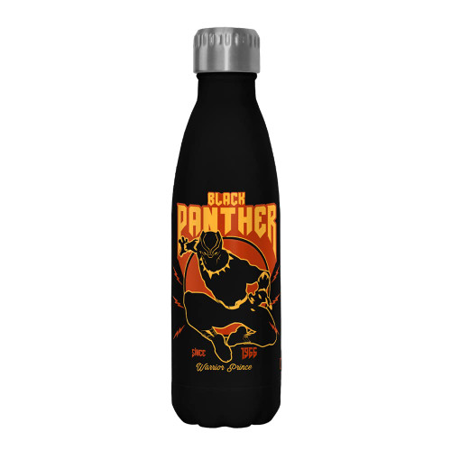 Marvel Lighting Panther 17 oz Stainless Steel Water Bottle, 17 Ounce, Multicolored