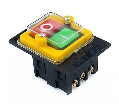 FEHAUK KAO-5 10A380V Waterproof Control Push Button Switch 10A 250V 380V Cutting Machine rig Drill Switch 75 * 52 * 50mm