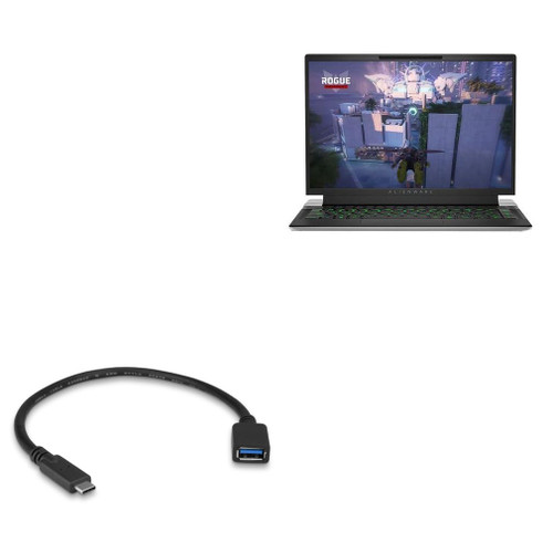 BoxWave Cable Compatible with Dell Alienware x14 R2 - USB Expansion Adapter, Add USB Connected Hardware to Your Phone for Dell Alienware x14 R2