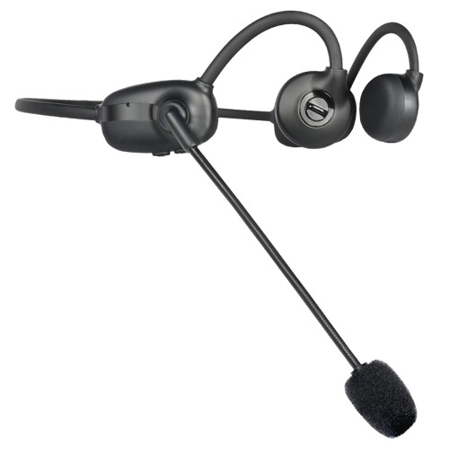 BANDARICOMM Bone Conduction Headphones with Mic, Bluetooth Stereo Headsets with Noise-Canceling Boom Microphone, IPX6 Waterproof Wireless Headsets for Office Running Outdoors