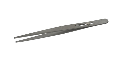 6-1/2" Stainless Steel Blunt Tipped Slide-Locking Jewelry Making Soldering Repair Serrated Tweezers Tool