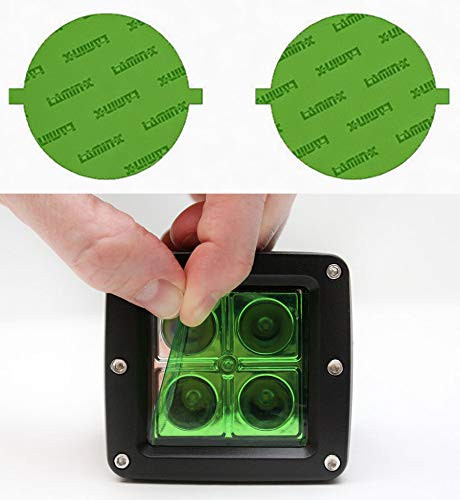 Lamin-x Custom Fit Green Fog Light Covers for Toyota 4Runner Round (14-)