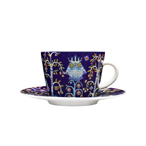 Iittala Taika Coffee/Tea Cup & Saucer, Blue