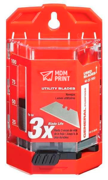 50 PC General Purpose Utility Blades w/Dispenser