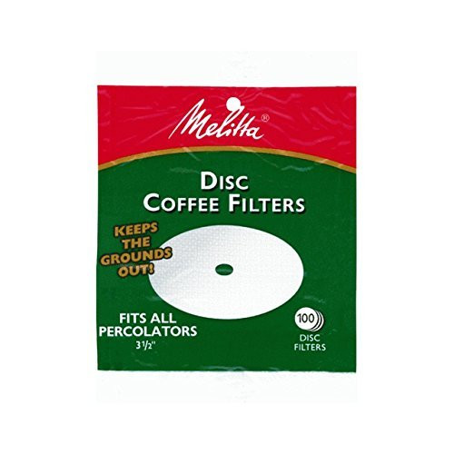 Melitta Disc Coffee Filters For Percolators White 3-1/2 In. Dia. 100 Count by Melitta Melitta Disc Coffee Filters For Percolators White 3-1/2 In. Dia. 100 Count by Melitta