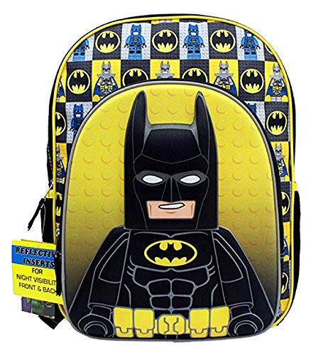 Lego Batman 3D Molded 16 inch Backpack - Officially Licensed