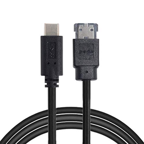 cablecc USB-C Type-C to Power Over eSATA DC5V Adapter USB3.0 to HDD/SSD/ODD eSATAp Converter Cable