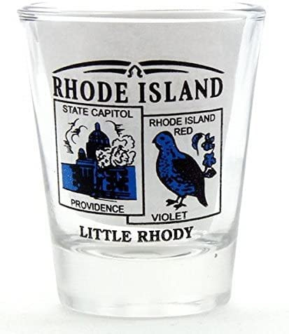 Rhode Island State Scenery Blue New Shot Glass