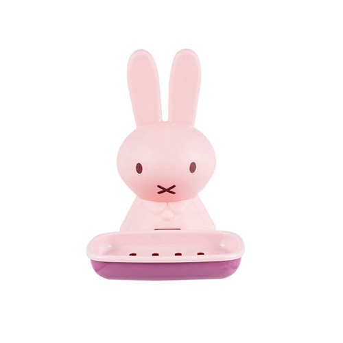 WDhomLT Soap Dish Soap Holder Adhesive Soap Tray Removable Bathroom Shower Soap Dish Bar Soap Holder for Shower/Bathroom Soap Case Saver Shower Soap Holder Rabbit Shape Wall Mounted Soap Case Box