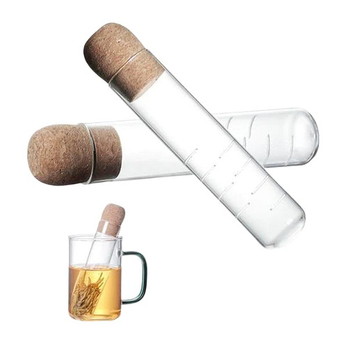 Glass Tea Infuser - Tea Strainer for Loose Leaf Tea, Glass And Cork Tea Infuser for All Type Of Tea Infusers For Loose Tea & Tea Flower, Tea Diffusers For Loose Tea Glass Tea Infuser - Tea Strainer for Loose Leaf Tea, Glass And Cork Tea Infuser for All Type Of Tea Infusers For Loose Tea & Tea Flower, Tea Diffusers For Loose Tea