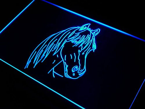 Horse Head LED Sign Neon Light Sign Display j005-b(c)